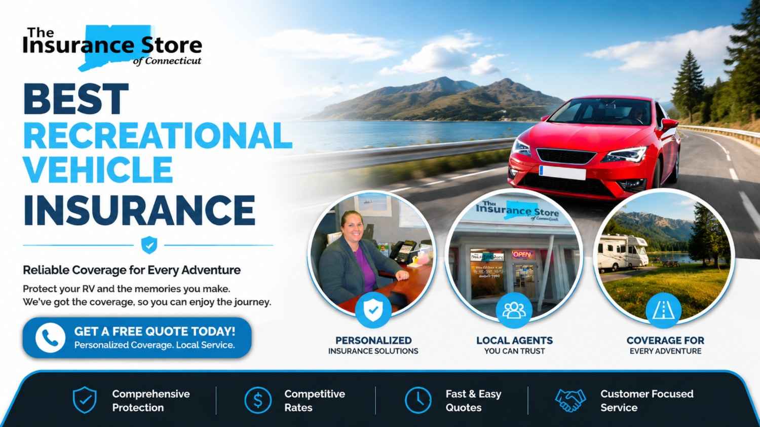 Choosing the Best Recreational Vehicle Insurance in Ellington CT for Your Travel Needs